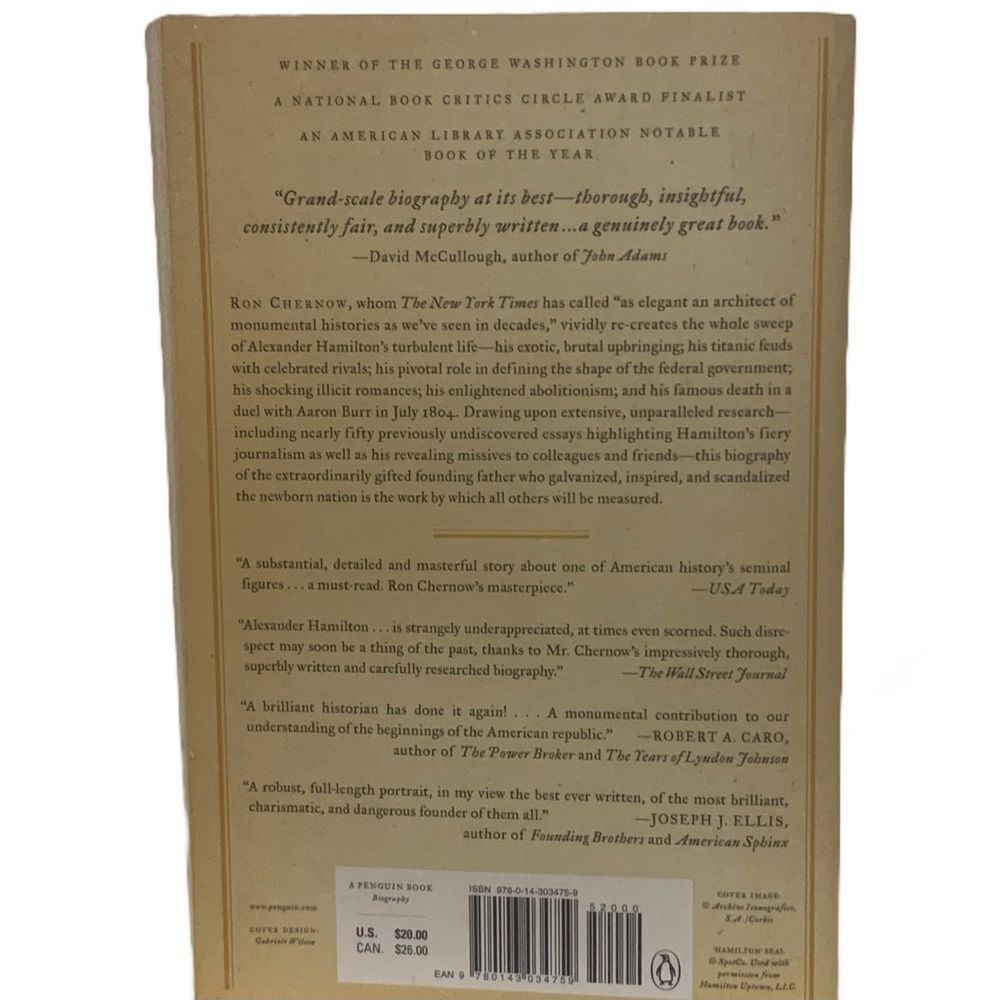 Alexander Hamilton Paperback Biography American President Historical Non Fiction - Picture 4 of 6
